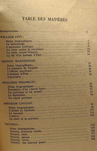 Vies des grands hommes Anglais et Américain - Les géants de la politique - coll. les grands destins - 1re série - 5: de Pitt à Disraeli