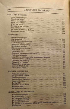 Vies des grands hommes Anglais et Américain - Les géants de la politique - coll. les grands destins - 1re série - 5: de Pitt à Disraeli. Bleud ...
