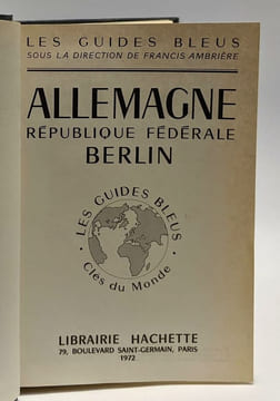 Allemagne - République Fédérale Berlin. Ambrière (ss La Direction De)