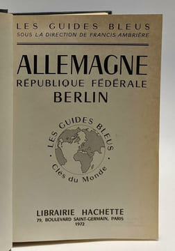 Allemagne - République Fédérale Berlin. Ambrière (ss La Direction De)