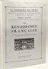 La renaissance française 67 illustrations --- la grammaire des styles. Henry Martin