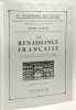 La renaissance française 67 illustrations --- la grammaire des styles. Henry Martin