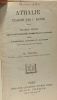 Athalie - tragédie de J Racine - nouvelle édition avec des notes historiques grammaticales et littéraires précédés d'appréciations littéraires et ...