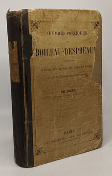 Oeuvres poétiques de Boileau-Despréaux accompagnées d'extraits de ses oeuvres en prose - édition classique annotée - 9e édition. Gidel M. CH