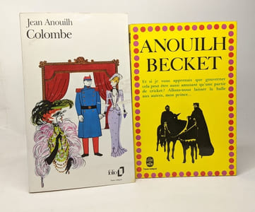 7 volumes: Antigone Colombe Becket La répétition ou l'amour puni le rendez-vous des Senlis suivi de Léocadia + La sauvage suivi de l'invitation au château + Le voyageur sans bagages suivi de Le ba