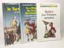 La critique de l'école des femmes + Les femmes savantes + Le Tartuffe ---- 3 livres. Molière