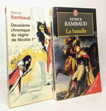 Deuxième chronique du règne de Nicolas 1er + La bataille - 2 livres. Rambaud Patrick