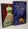 For ever (en Français) + Bien frappé --- 2 livres. HIGGINS CLARK CAROL