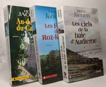 Au-dessous du calvaire + Les filles de Roz-Kelenn + Les Ciels de la bai d'Audierne ---- 3 livres