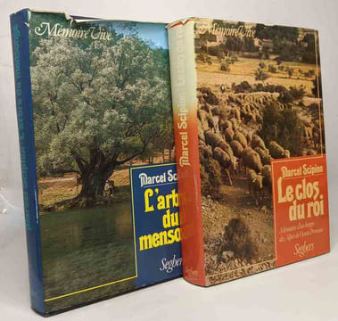 L'arbre du mensonge + Le clos du roi mémoires d'un berger des Alpes de Haute-Provence --- 2 livres. Scipion Scipion