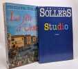 La fête à Venise + Sutdio --- 2 livres. Sollers Philippe