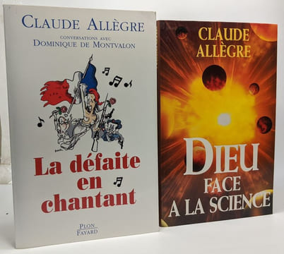 8 livres de Claude Allègre: L'imposture climatique + Un peu de science pour tout le monde + Dieu face à la science + Toute vérité est bonne à dire + ...