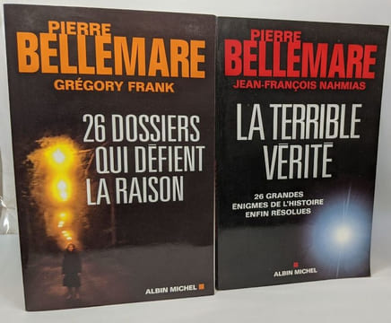 6 livres d'histoires de Pierre Bellemare: 26 dossiers qui défient la raison + La terrible vérité (26 énigmes de l'histoire) + Les enquêtes impossibles ...