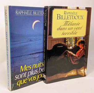 Mélanie dans un vent terrible + Mes nuits sont plus belle que vos jours --- 2 livres