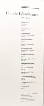 Claude Lévi-Strauss. Eribon Didier