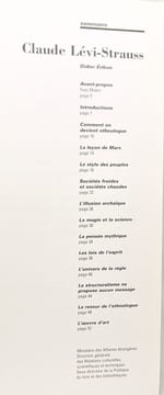 Claude Lévi-Strauss. Eribon Didier