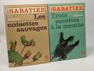6 romans: Les Noisettes sauvages + trois sucettes à la menthe + Alain et le nègre + Canard au sang + La mort du figuier + David et Olivier. Sabatier ...