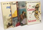 Pierre et Jean + Fort comme la mort + Une vie + Les contes de la bécasse --- 4 livres. Maupassant Guy De