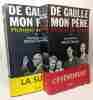 Un autre de Gaulle - journal 1944-1954 + Vivre avec de Gaulle - les derniers racontent l'homme + De Gaulle mon père tome un et deux --- 4 volumes. ...