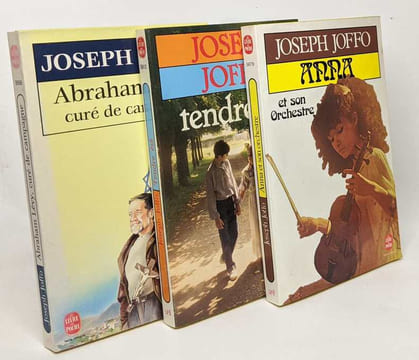 Abraham Lévy curé de campagne + Tendre été + Anna et son orchestre --- 3 livres. Joffo Joseph