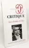 Critique numéro 651-652 : Alain Robbe-Grillet. Collectif