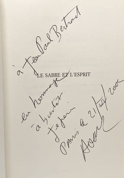 Le sabre et l'esprit. Chevauchée vers le 18 brumaire --- avec hommage de l'auteur. Authier Guy