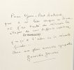 Le manuscrit --- avec hommage de l'auteur. Gennari Geneviève