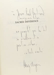 Sacrée différence ou Les aberrations de l'air du temps --- avec hommage de l'auteur