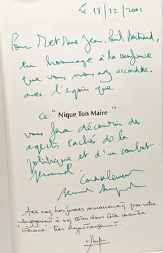 Nique ton maire --- avec hommage de l'auteur. Bragard Bernard Duval Frédéric