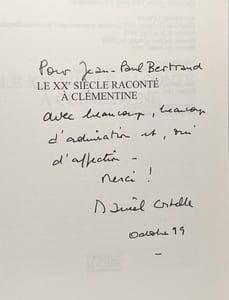 Le XXe siècle raconté à Clémentine --- avec hommage de l'auteur