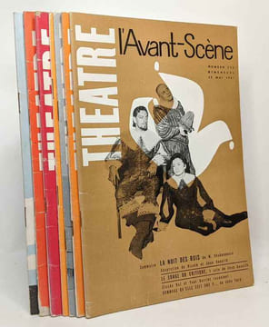 L'avant-scène théâtre 7 numéros (entre 1961 et 1963): 243-258-259-260-262-268-295 ---- la nuit des rois - William Conrad - Les témoins - Trois fois le ...