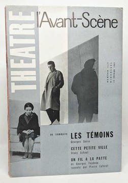 L'avant-scène théâtre 7 numéros (entre 1961 et 1963): 243-258-259-260-262-268-295 ---- la nuit des rois - William Conrad - Les témoins - Trois fois le ...