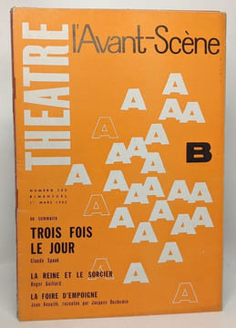 L'avant-scène théâtre 7 numéros (entre 1961 et 1963): 243-258-259-260-262-268-295 ---- la nuit des rois - William Conrad - Les témoins - Trois fois le ...