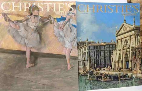 13 Catalogue de vente Christie's entre 2004 et 2008. Collectif