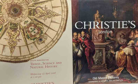 13 Catalogue de vente Christie's entre 2004 et 2008. Collectif