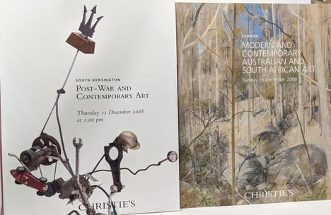 13 Catalogue de vente Christie's entre 2004 et 2008. Collectif