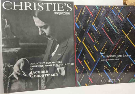 13 Catalogue de vente Christie's entre 2004 et 2008. Collectif