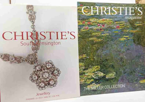 13 Catalogue de vente Christie's entre 2004 et 2008. Collectif