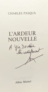 L'Ardeur nouvelle - avec hommage de l'auteur