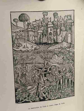 Le théâtre en France au Moyen Âge - I. Le théâtre religieux + II. Le théâtre profane --- planches en héliogravures - bibliothèque générale illsutrée. ...