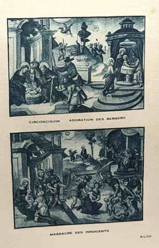 Le théâtre en France au Moyen Âge - I. Le théâtre religieux + II. Le théâtre profane --- planches en héliogravures - bibliothèque générale illsutrée. ...