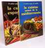 La cuisine espagnole + La cuisine autour de la méditerranée - 2 livres. Simeon de Robert Aurette Husser Renée Zipper Éric