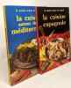 La cuisine espagnole + La cuisine autour de la méditerranée - 2 livres. Simeon de Robert Aurette Husser Renée Zipper Éric