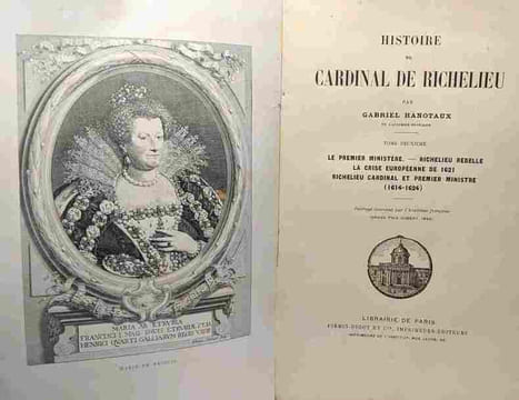 Histoire du Cardinal de Richelieu -tome premier: La jeunesse de Richelieu 1585-1614; La France en 1614 --- tome deuxième - le premier ministère; ...