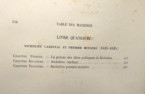 Histoire du Cardinal de Richelieu -tome premier: La jeunesse de Richelieu 1585-1614; La France en 1614 --- tome deuxième - le premier ministère; ...