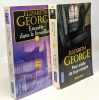 Enquête dans le brouillard + Pour solde de tout compte --- 2 livres. George Elizabeth  George Elizabeth
