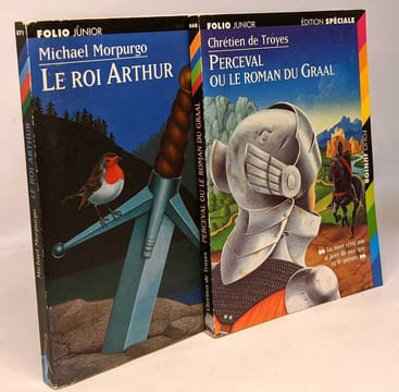 Perceval ou le roman du Graal + Le Roi Arthur. Chrétien de Troyes Morpurgo Michael