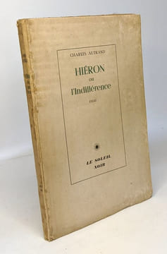 Héron ou l'indifférence --- essai. Autrand Charles