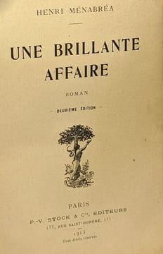 Une brillante affaire - 2e édition. Ménabréa Henri