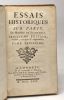 Essais historiques sur Paris de Monfieur de Saintfoix - 3e édition revue corrigée et augmentée - TOME TROISIEME. De Saintfoix